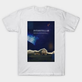 Interstellar movie poster, sci fi, adventure movie fan art T-Shirt